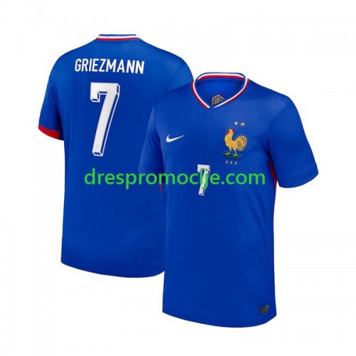 Francuska Antoine Griezmann 7 Dres Domaći Euro 2024 Kratkih Rukava Francuska Antoine Griezmann 7 Dres Domaći Euro 2024 Kratkih Rukava